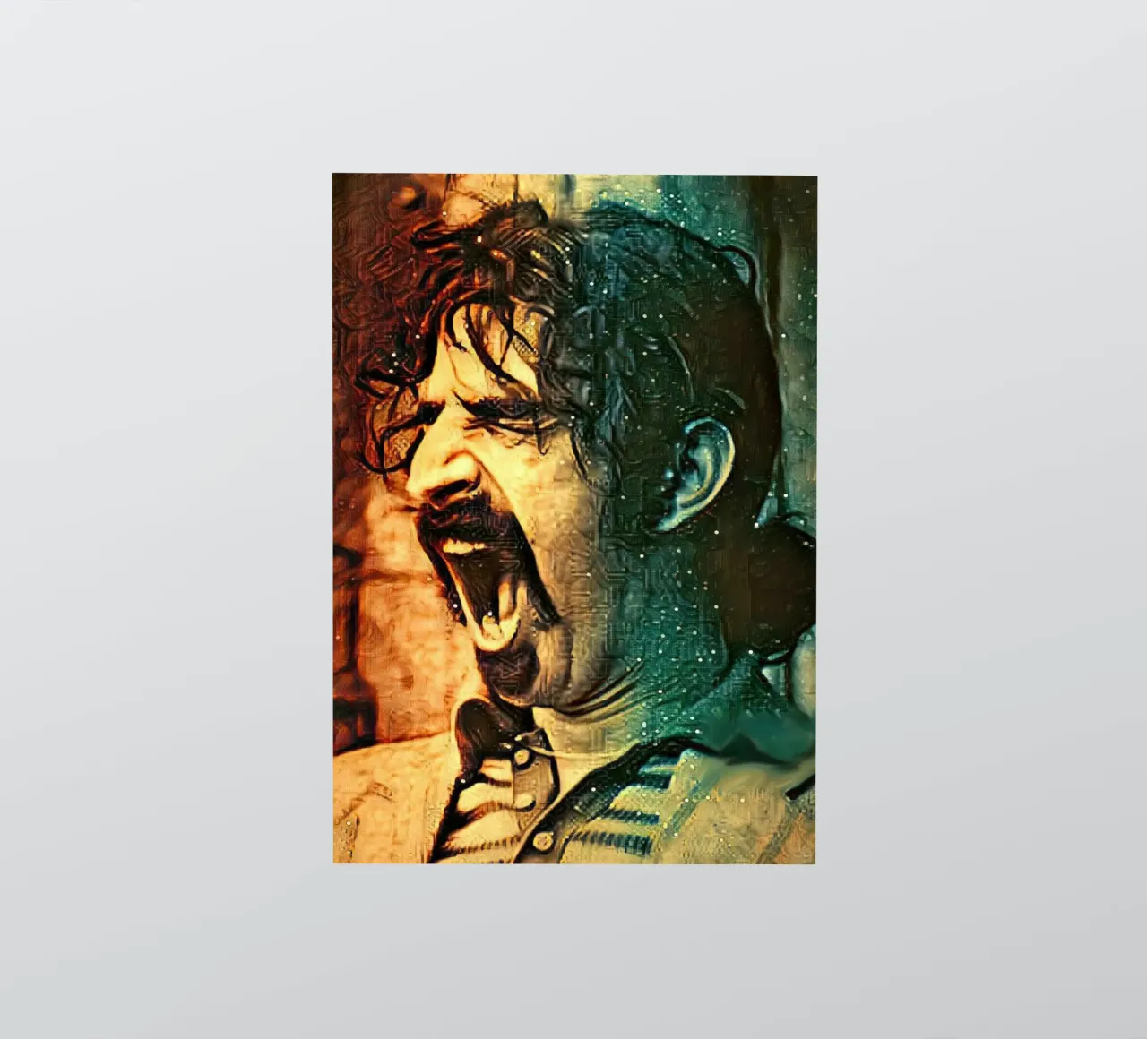 Frank Zappa Sticker von Lembayung art