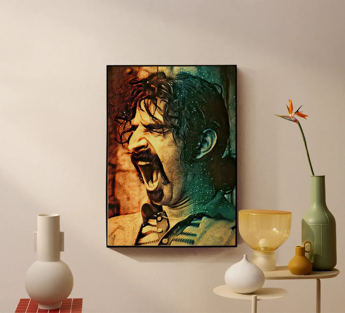 Frank Zappa plexiglass da Lembayung art