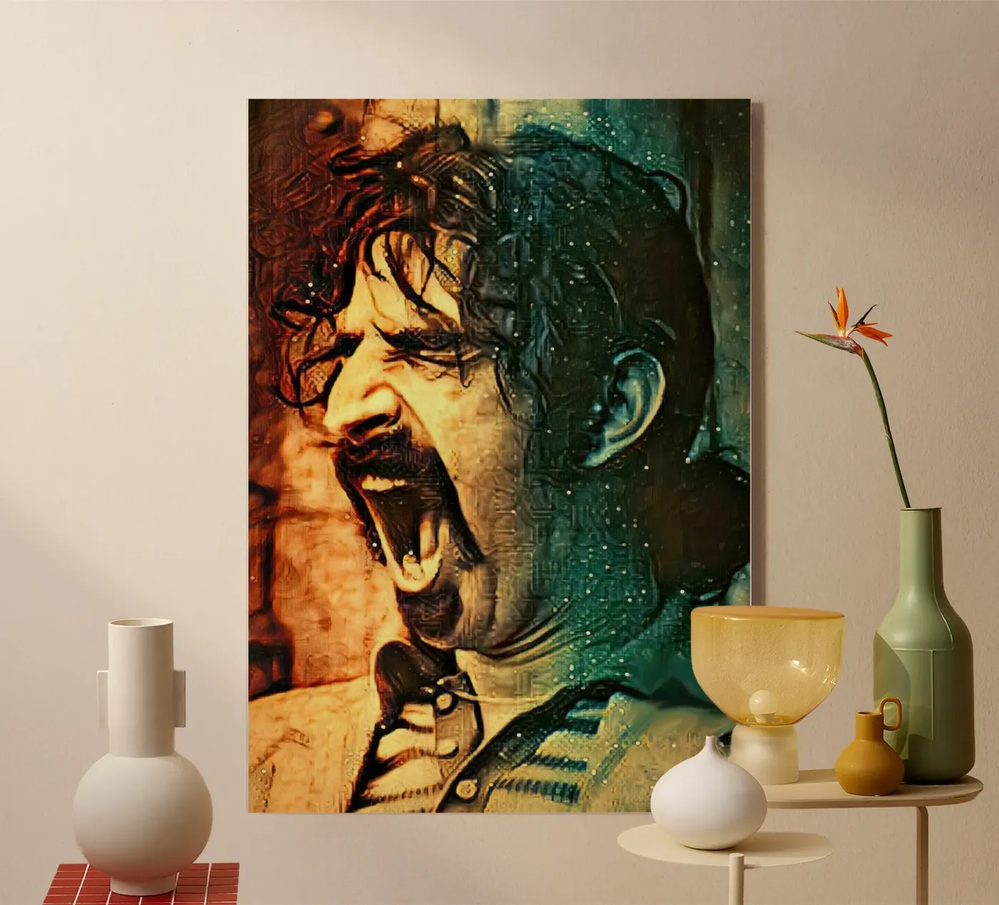 Frank Zappa plexiglass da Lembayung art