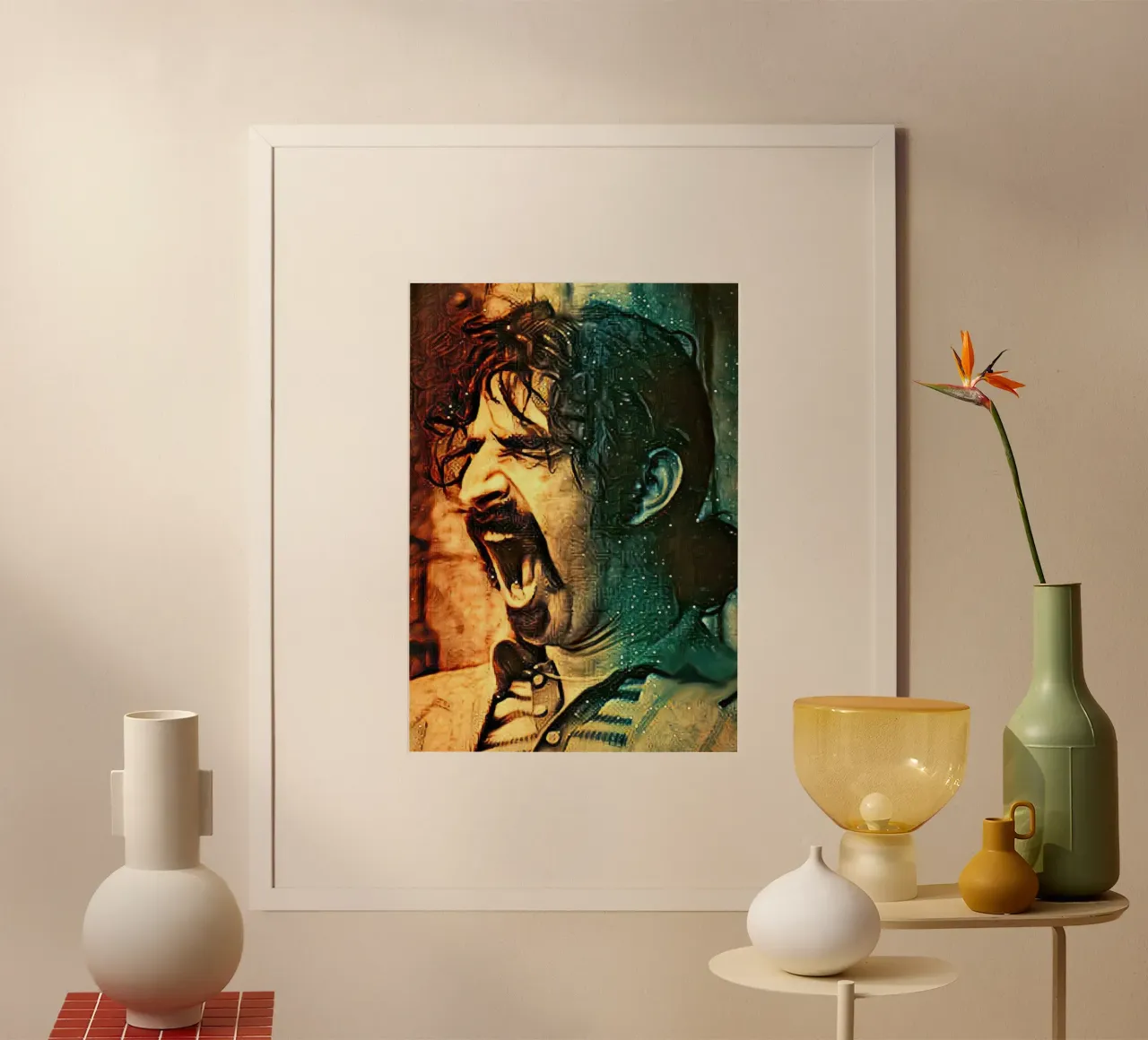 Frank Zappa carta hahnemühle da Lembayung art