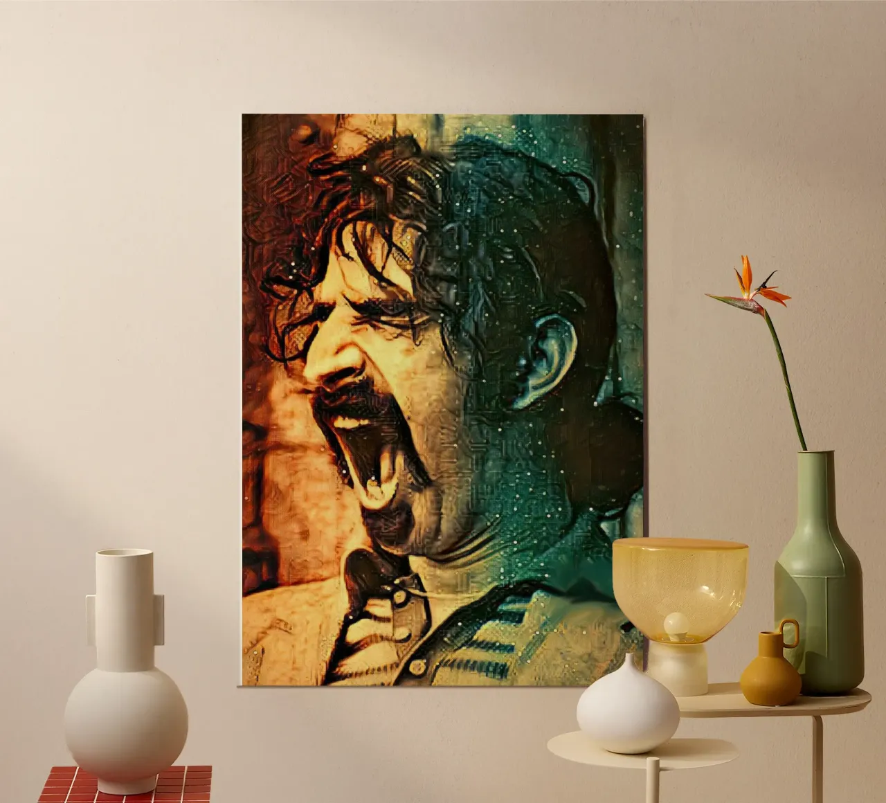 Frank Zappa carta hahnemühle da Lembayung art