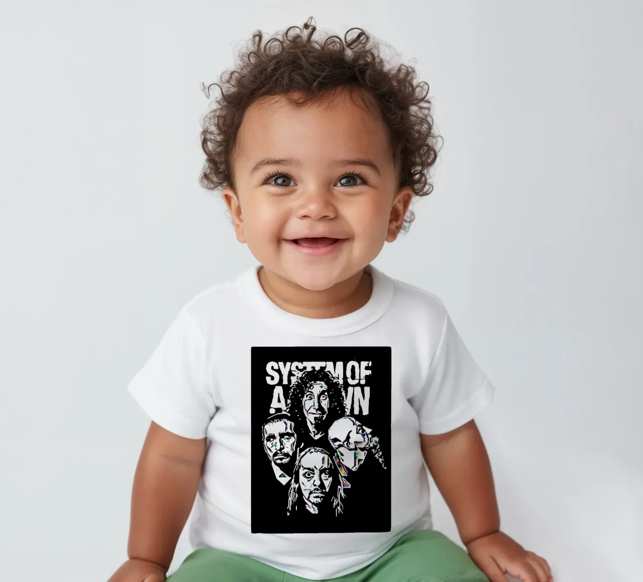 System Of A Down 1 Arte maglietta neonato da music soul