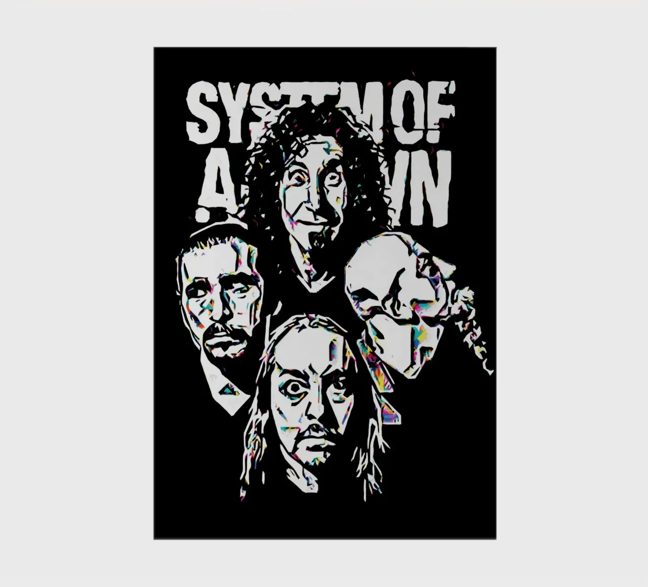 System Of A Down 1 Art notebook by music soul