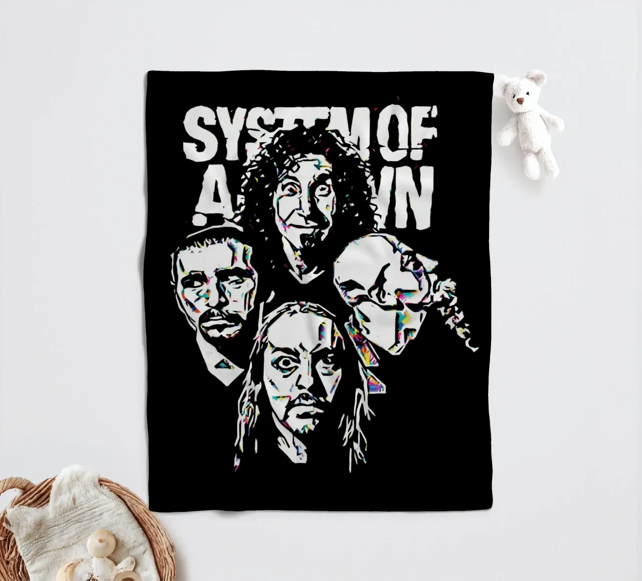 System Of A Down 1 Arte coperta in pile da music soul