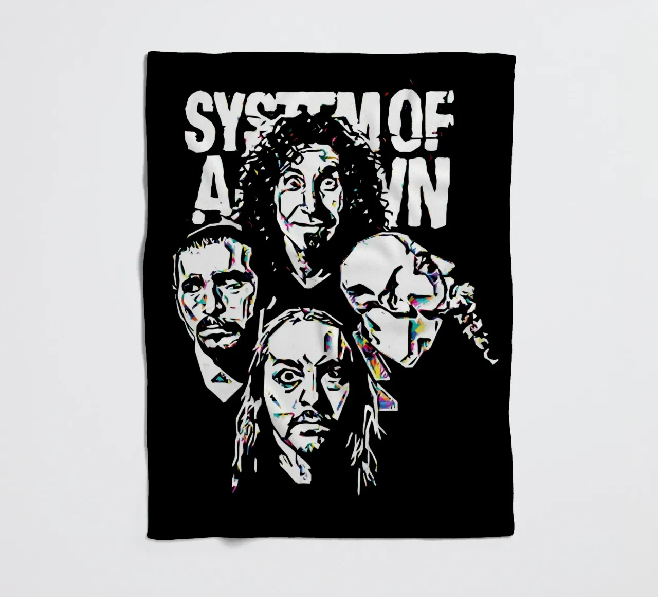 System Of A Down 1 Arte coperta in pile da music soul