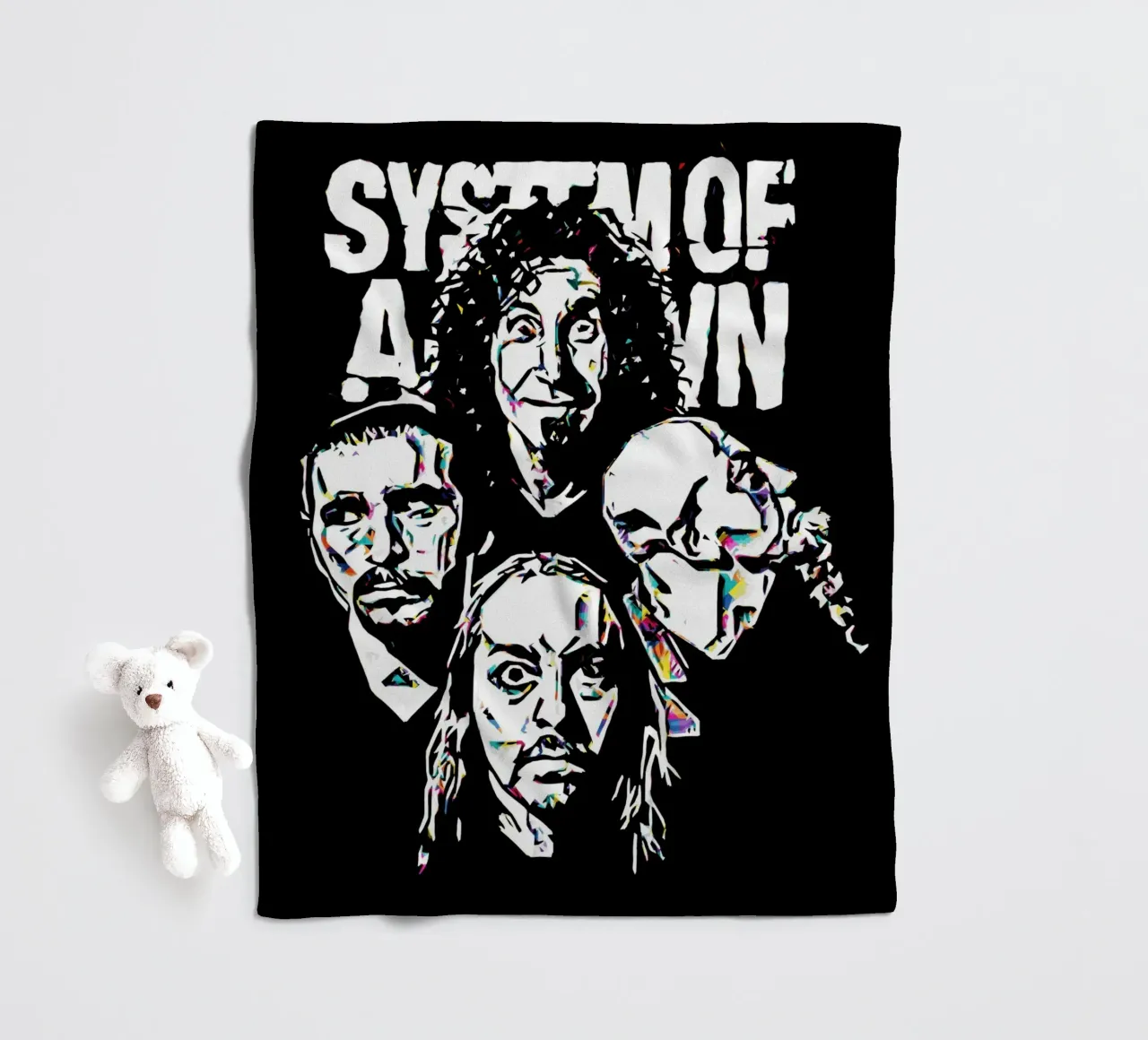 System Of A Down 1 Arte coperta in pile da music soul