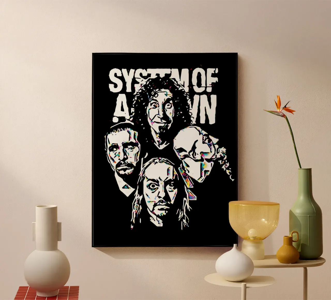 System Of A Down 1 Art metacrilato de music soul
