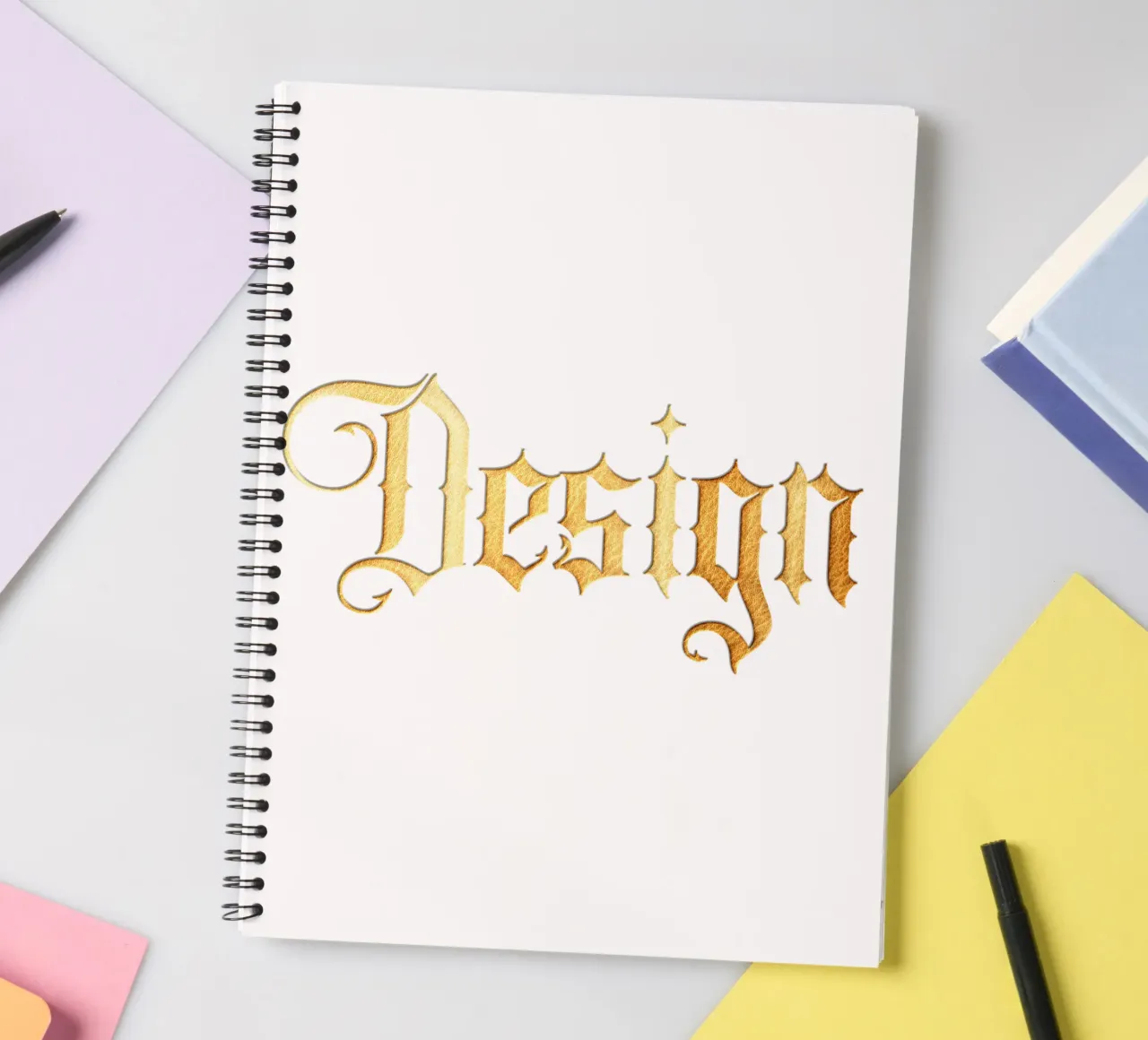 Design Text Typographic Style Trending Now spiral notebook by Urban Life