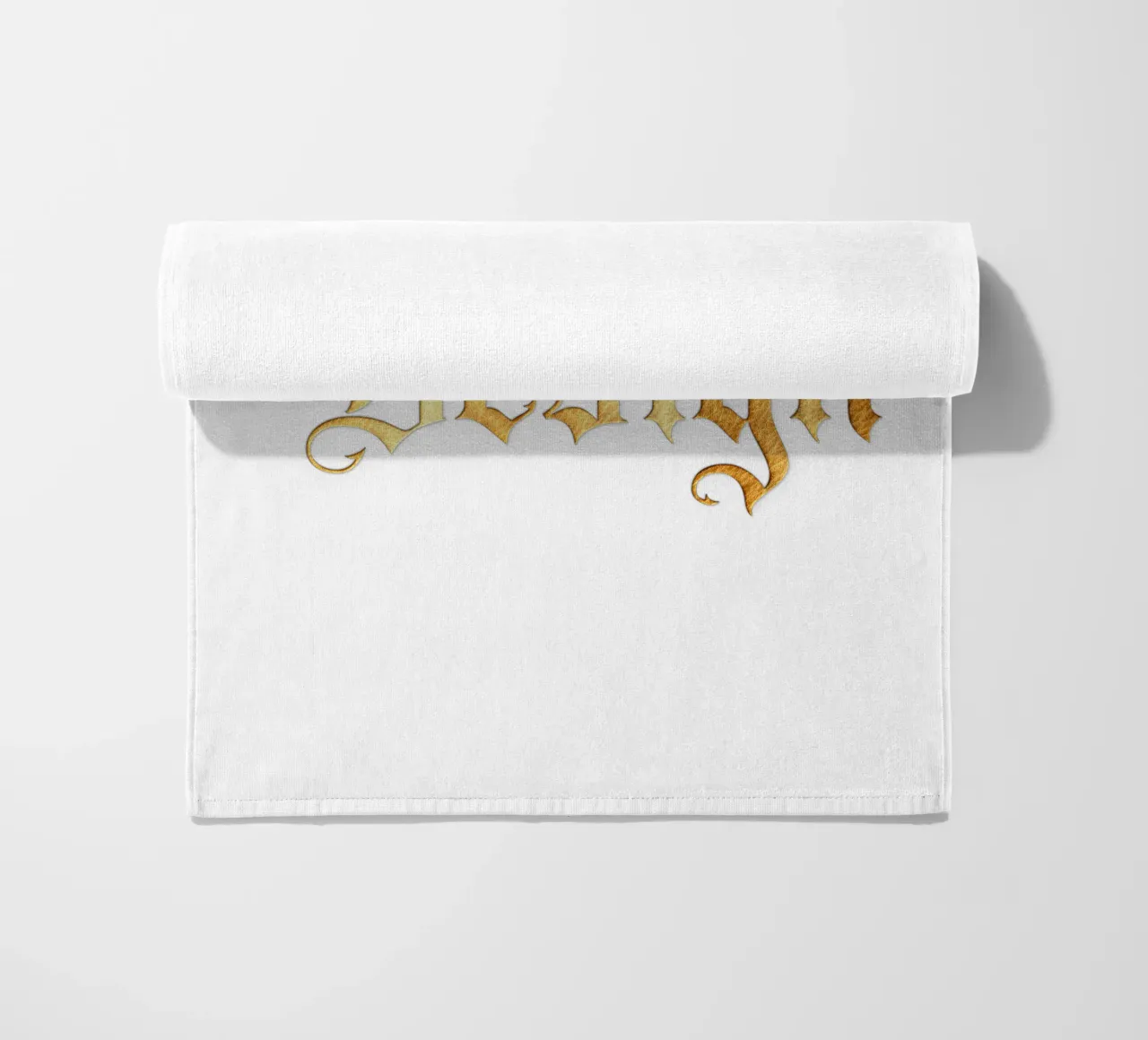 Design Text Typographic Style Trending Now beach towel by Urban Life