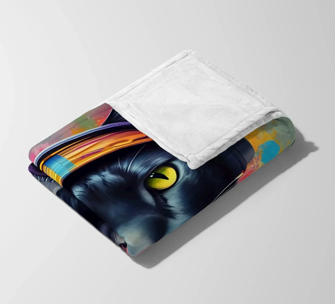 Musica del gatto nero coperta in pile da MakArena