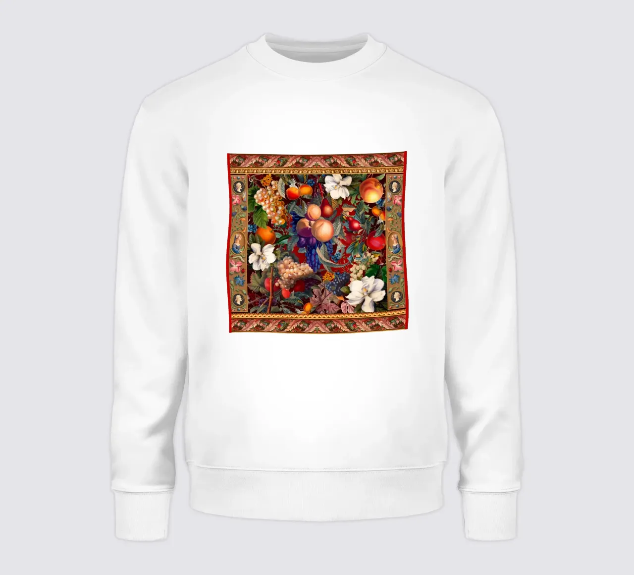 Vintage Fruit Pattern VII felpa da burcukorkmazyurek