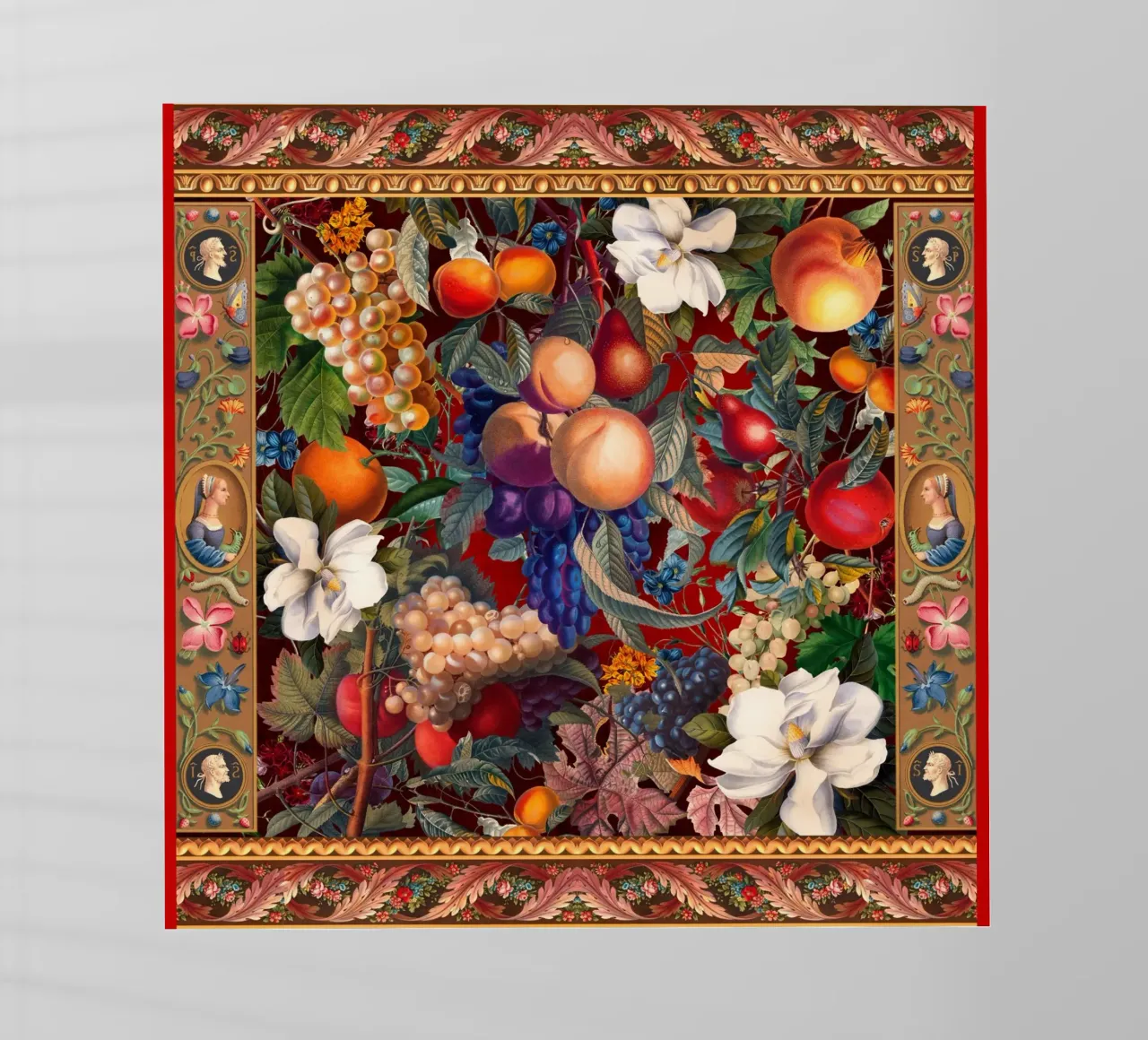 Vintage Fruit Pattern VII pellicola backlit da burcukorkmazyurek