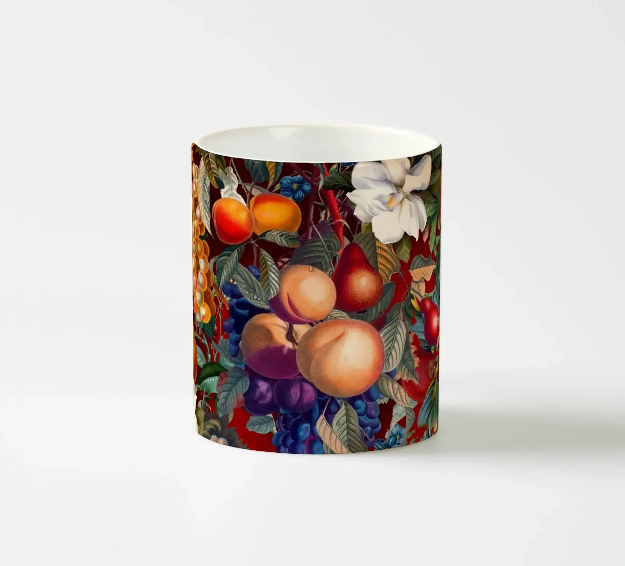 Vintage Fruit Pattern VII tazza in ceramica da burcukorkmazyurek
