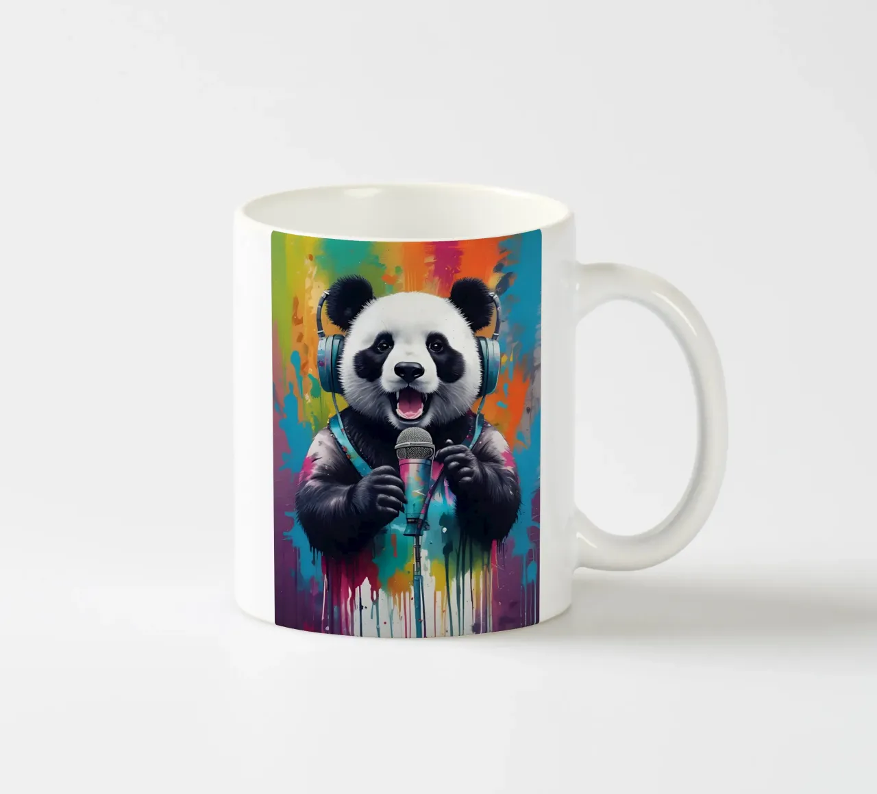Amore vocale dei panda tazza in ceramica da MakArena
