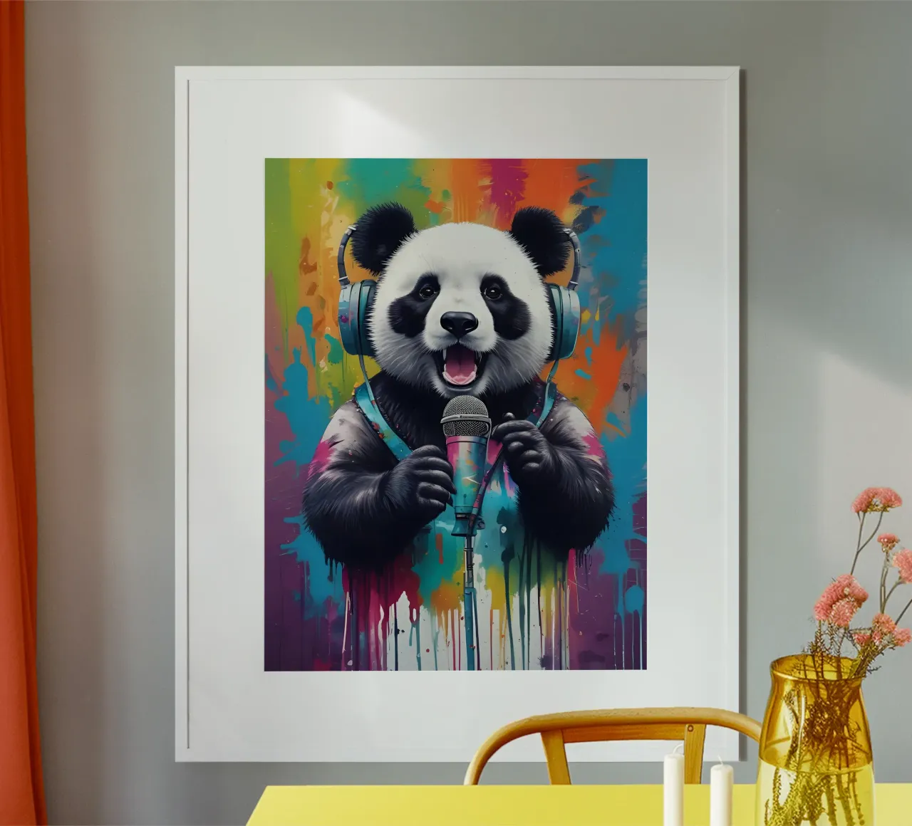 Panda stimmliche Liebe Poster von MakArena