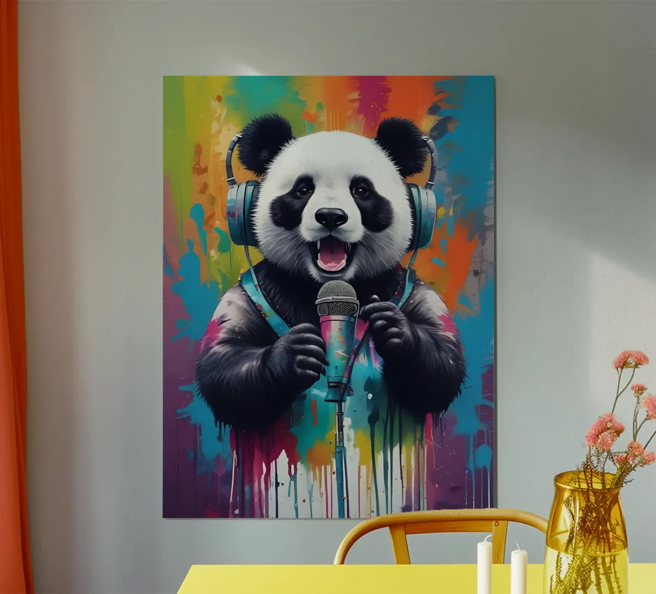 Panda stimmliche Liebe Poster von MakArena