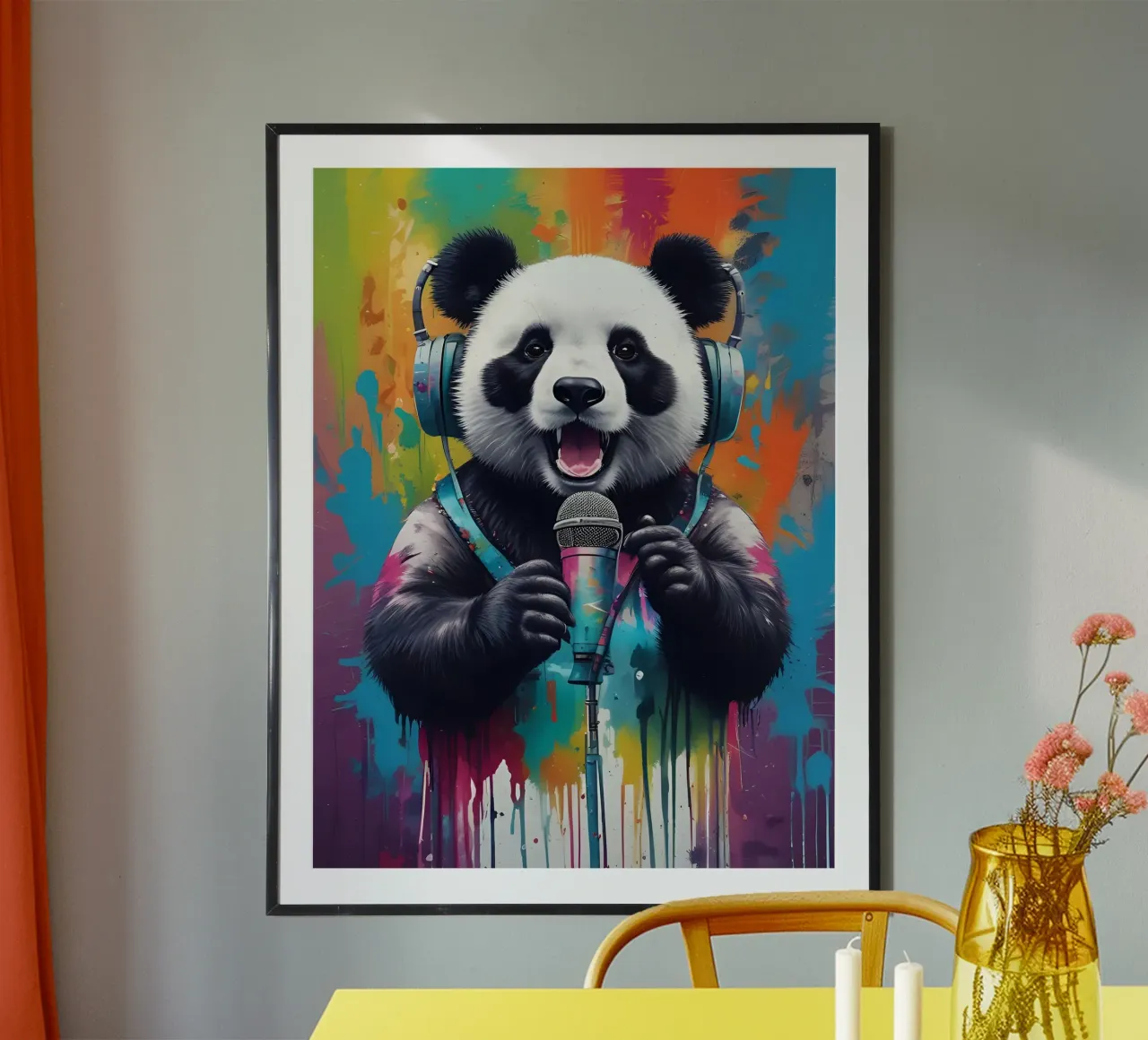 Panda stimmliche Liebe Poster von MakArena