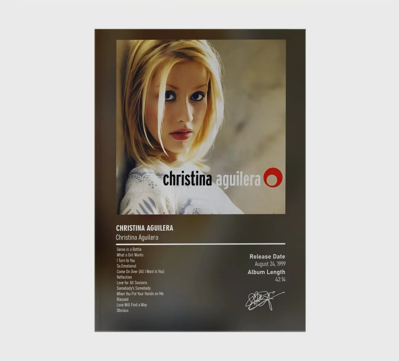 Christina Aguilera By Christina Aguilera notebook by DGUnder
