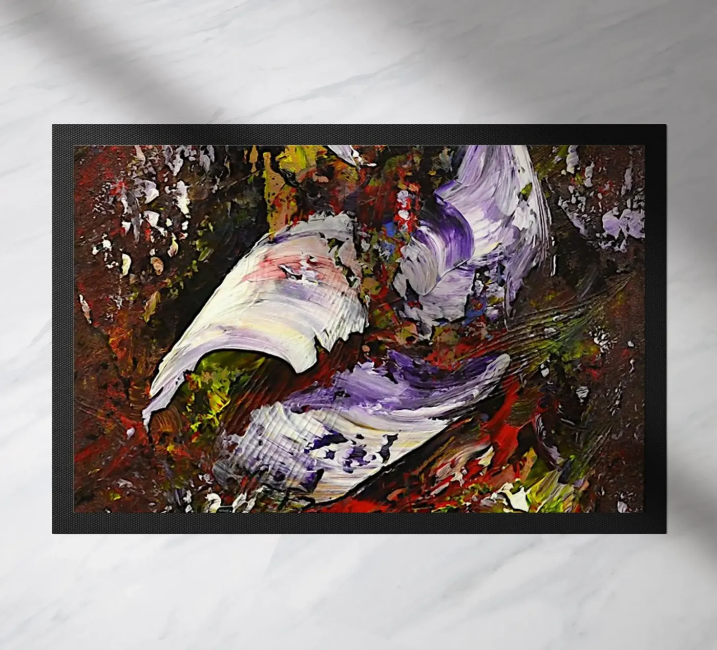 NOTTE ILLUMINATA zerbino da Thierry Vobmann Abstract painting