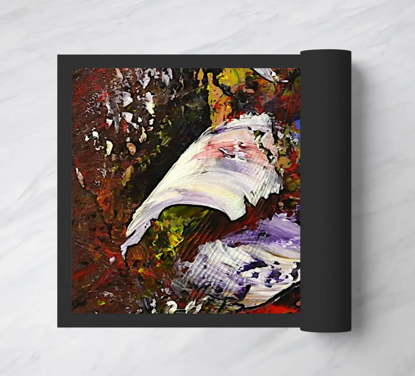 NOTTE ILLUMINATA zerbino da Thierry Vobmann Abstract painting