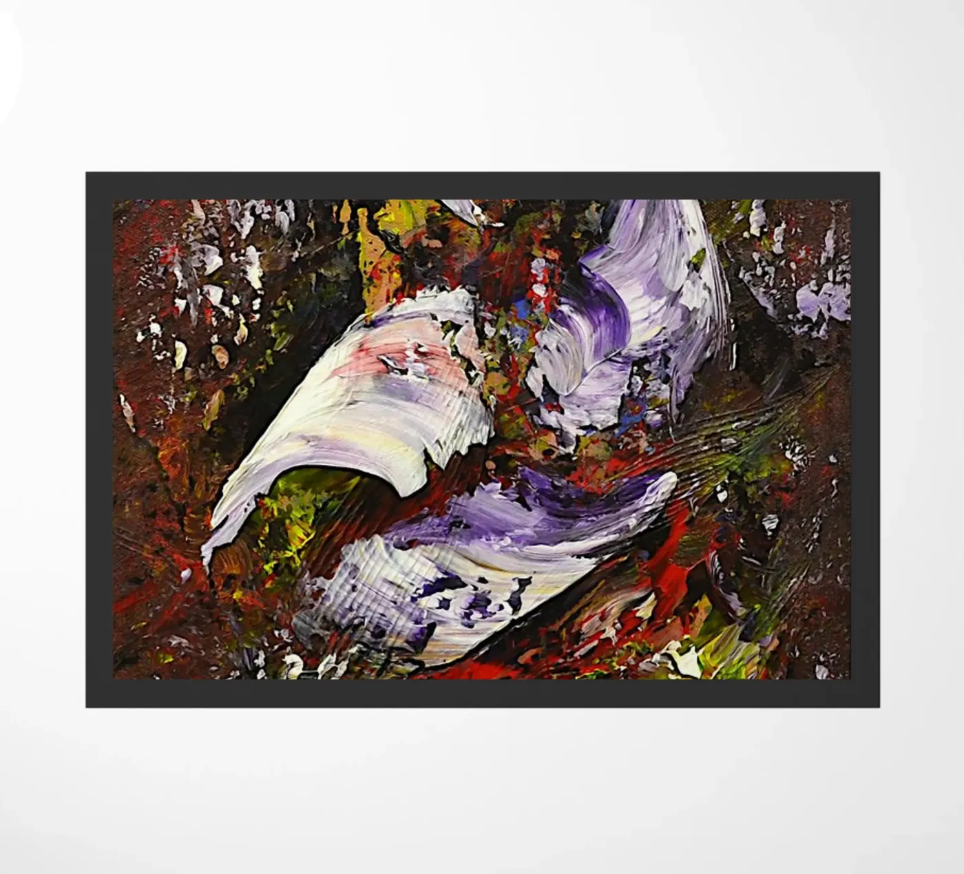 NOTTE ILLUMINATA zerbino da Thierry Vobmann Abstract painting