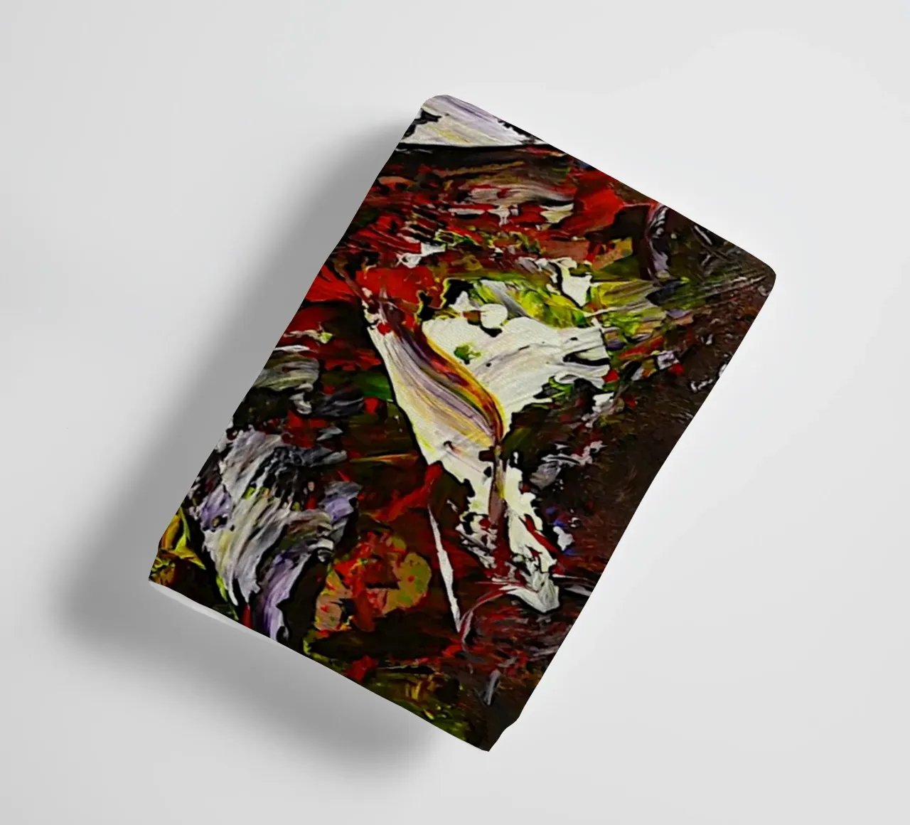 ILLUMINATED NIGHT towel by Thierry Vobmann Abstract painting