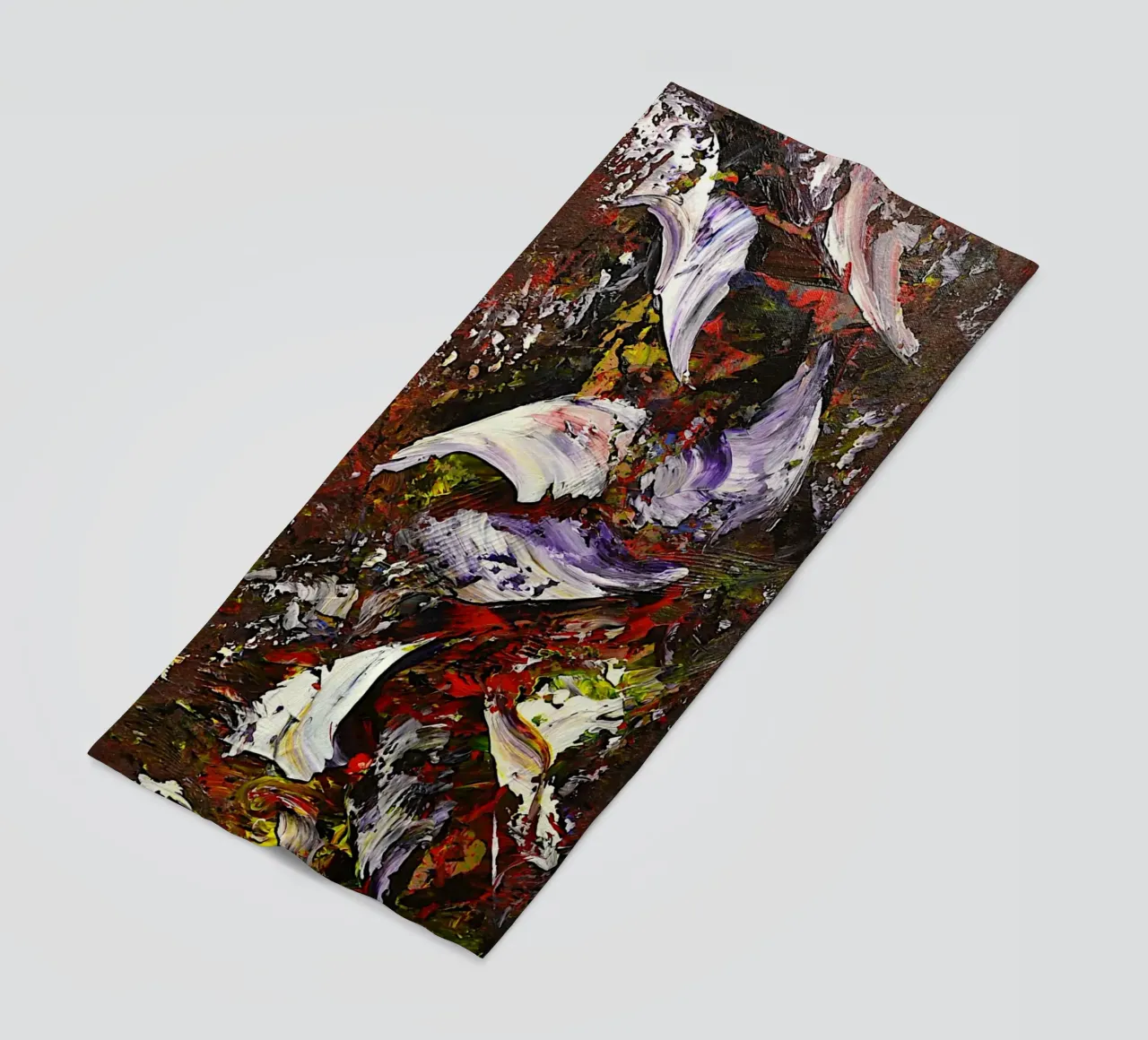 NOTTE ILLUMINATA telo mare da Thierry Vobmann Abstract painting