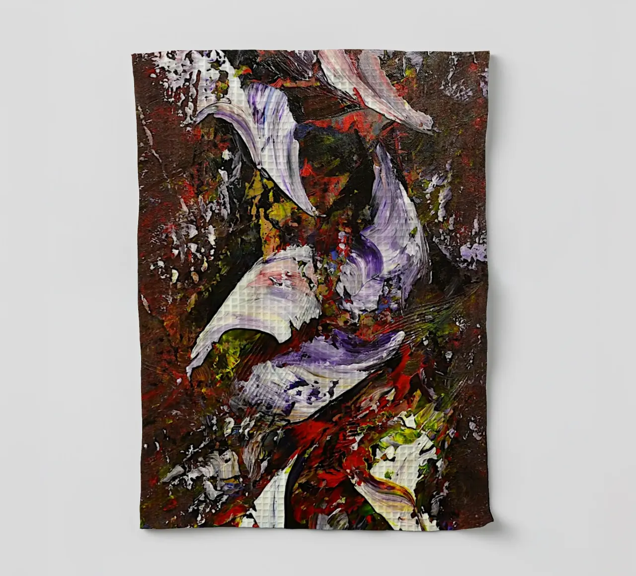 NOTTE ILLUMINATA canovaccio da cucina da Thierry Vobmann Abstract painting