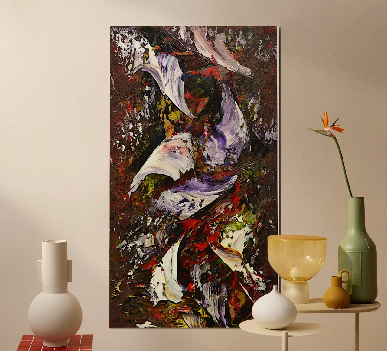 NOTTE ILLUMINATA carta hahnemühle da Thierry Vobmann Abstract painting