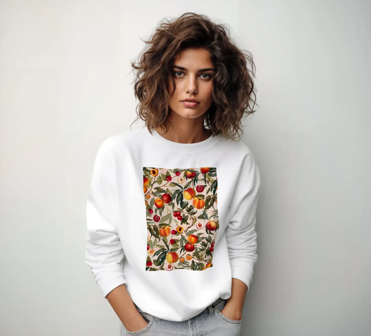 Vintage Fruit Pattern XXIII felpa da burcukorkmazyurek