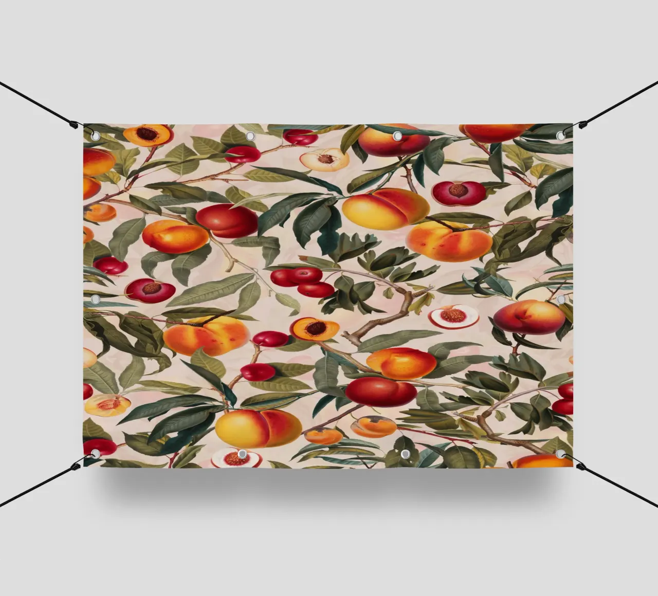 Vintage Fruit Pattern XXIII telo in pvc da burcukorkmazyurek