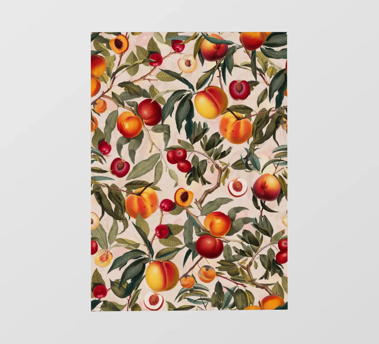 Vintage Fruit Pattern XXIII telo in pvc da burcukorkmazyurek