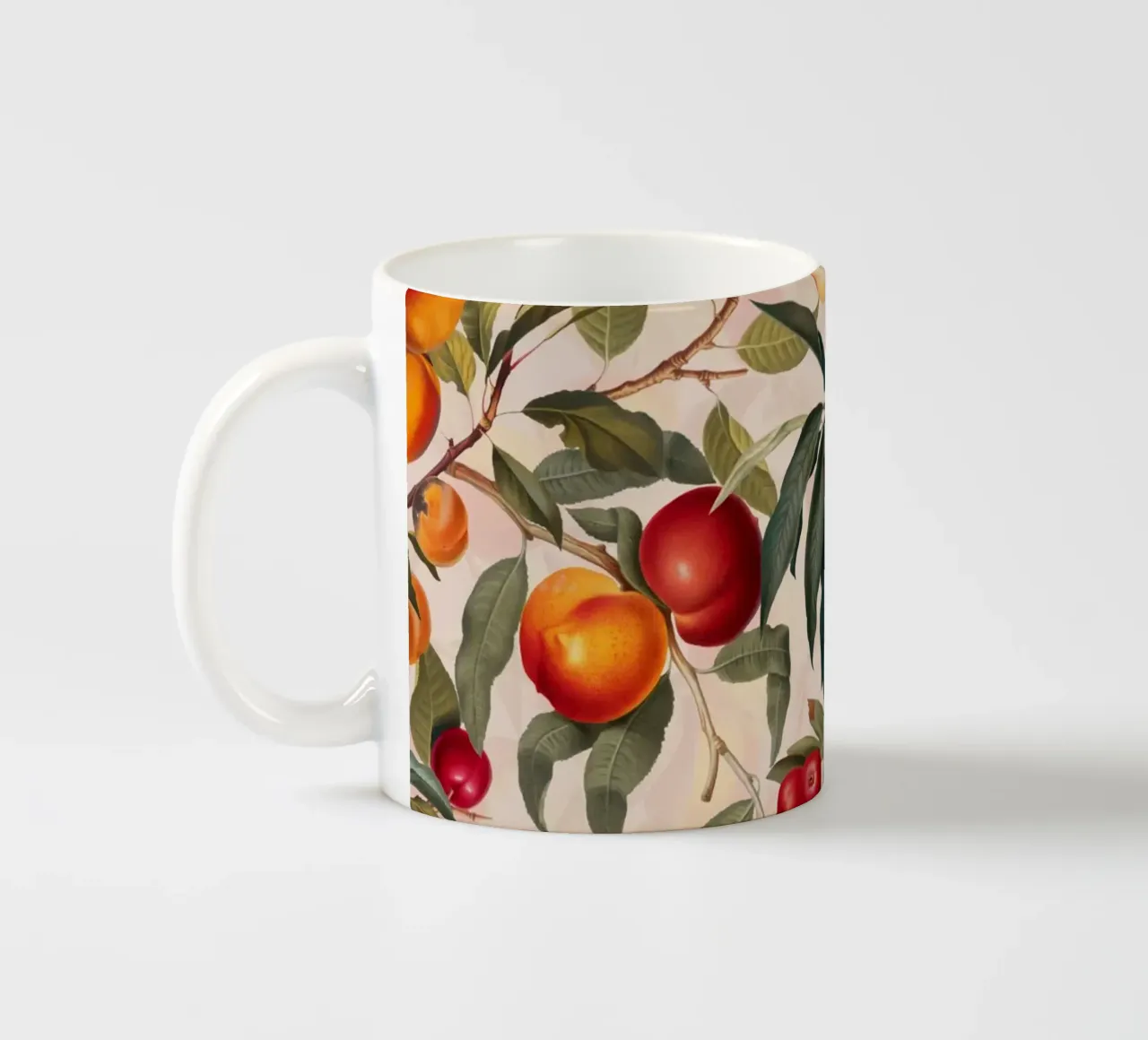 Vintage Fruit Pattern XXIII tazza in ceramica da burcukorkmazyurek