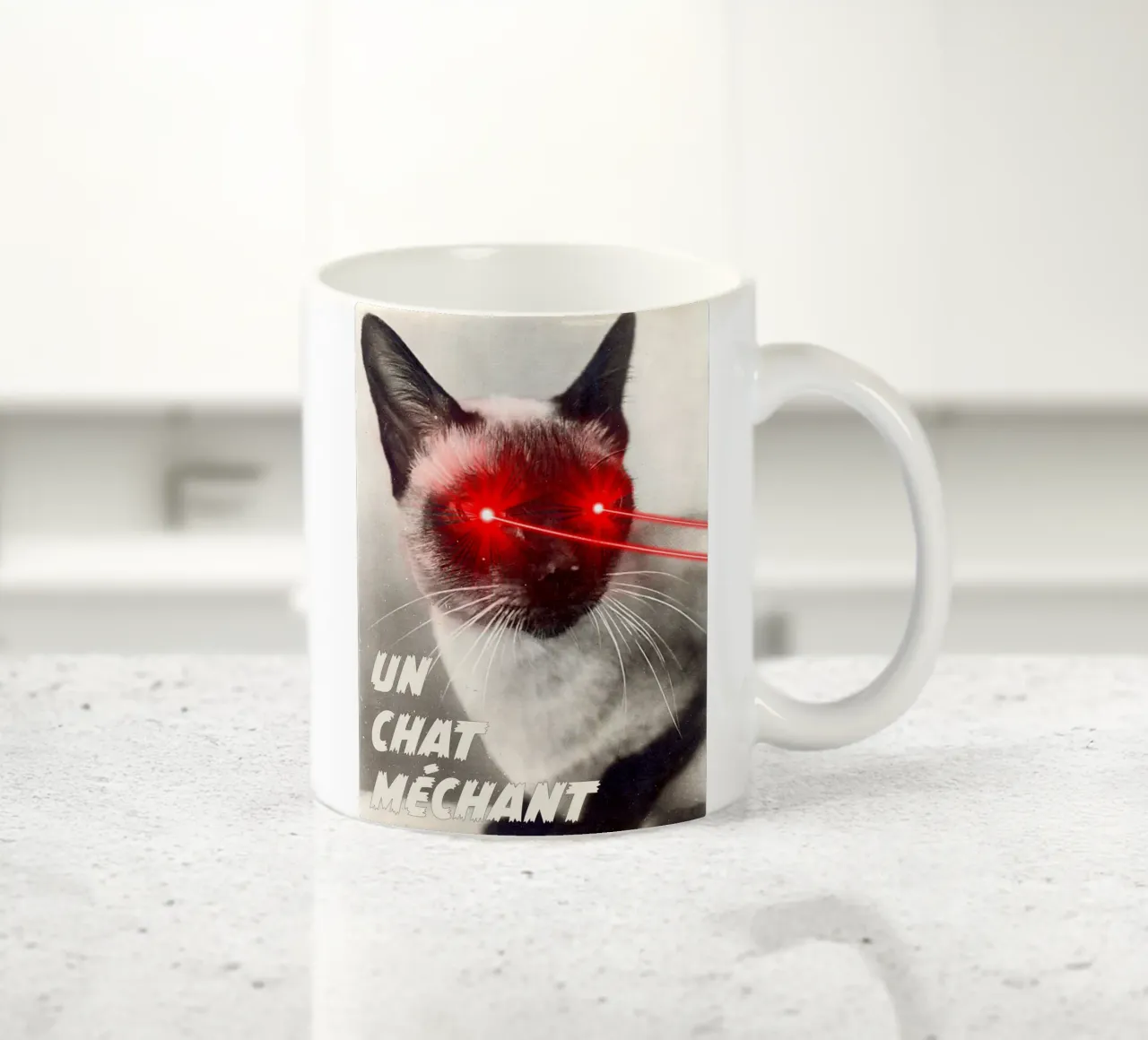 Un Chat Mechant tazza in ceramica da MsGonzalez