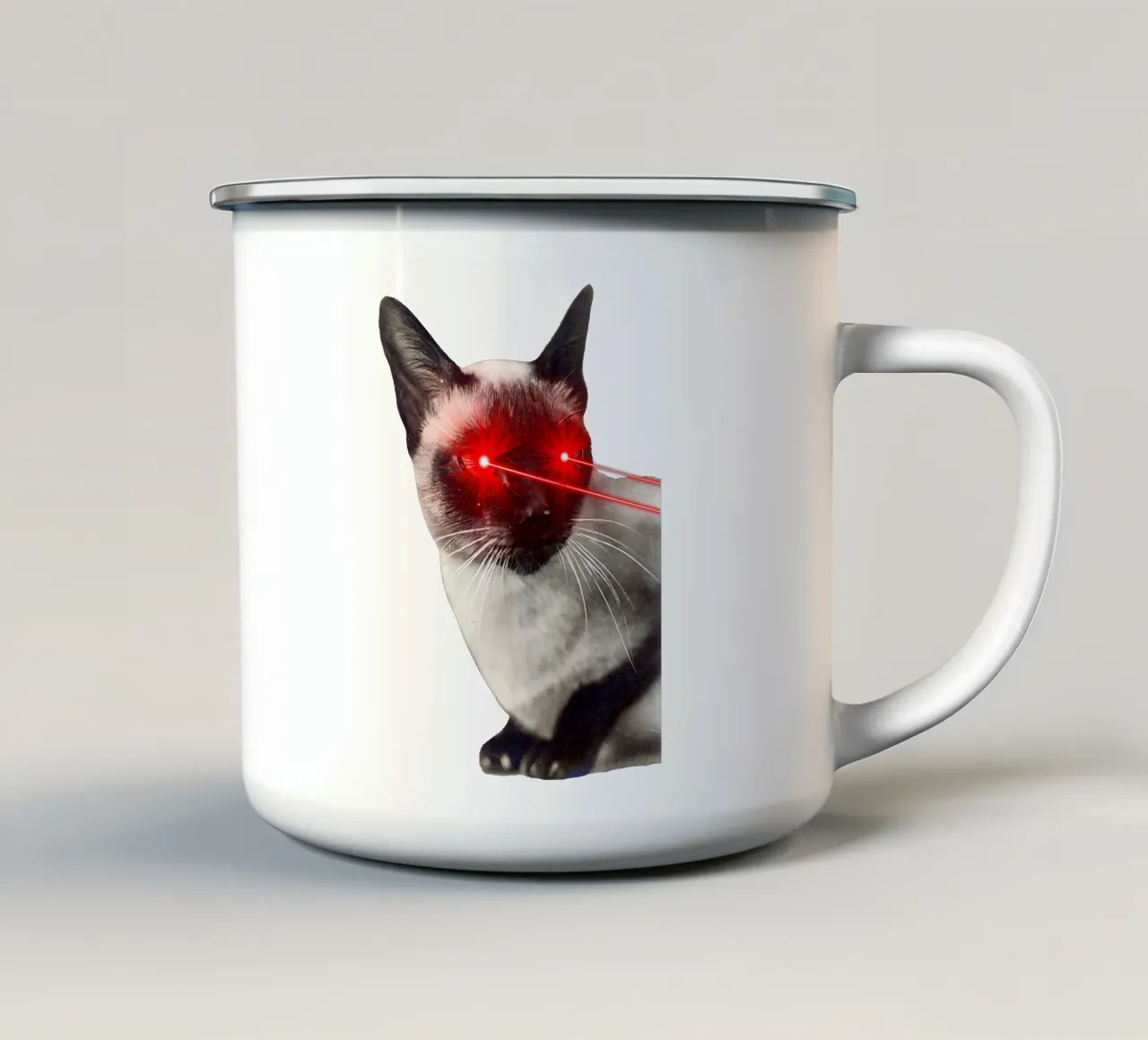 Un Chat Mechant tazza in smalto da MsGonzalez