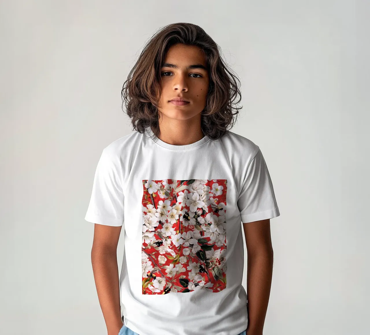 Summer Garden XI Kinder T-Shirt von burcukorkmazyurek