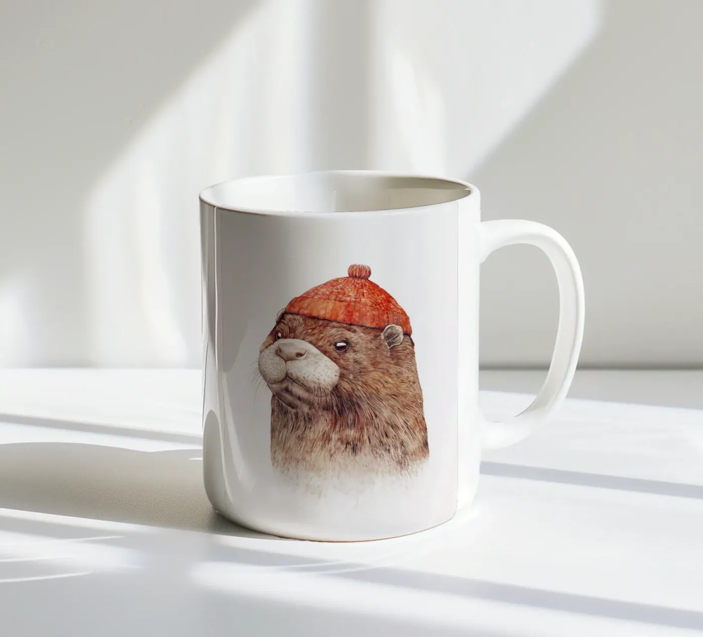 Otter ceramic mug by Animal Crew