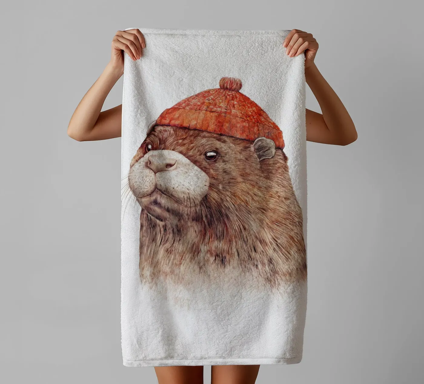 Otter badhanddoek van Animal Crew