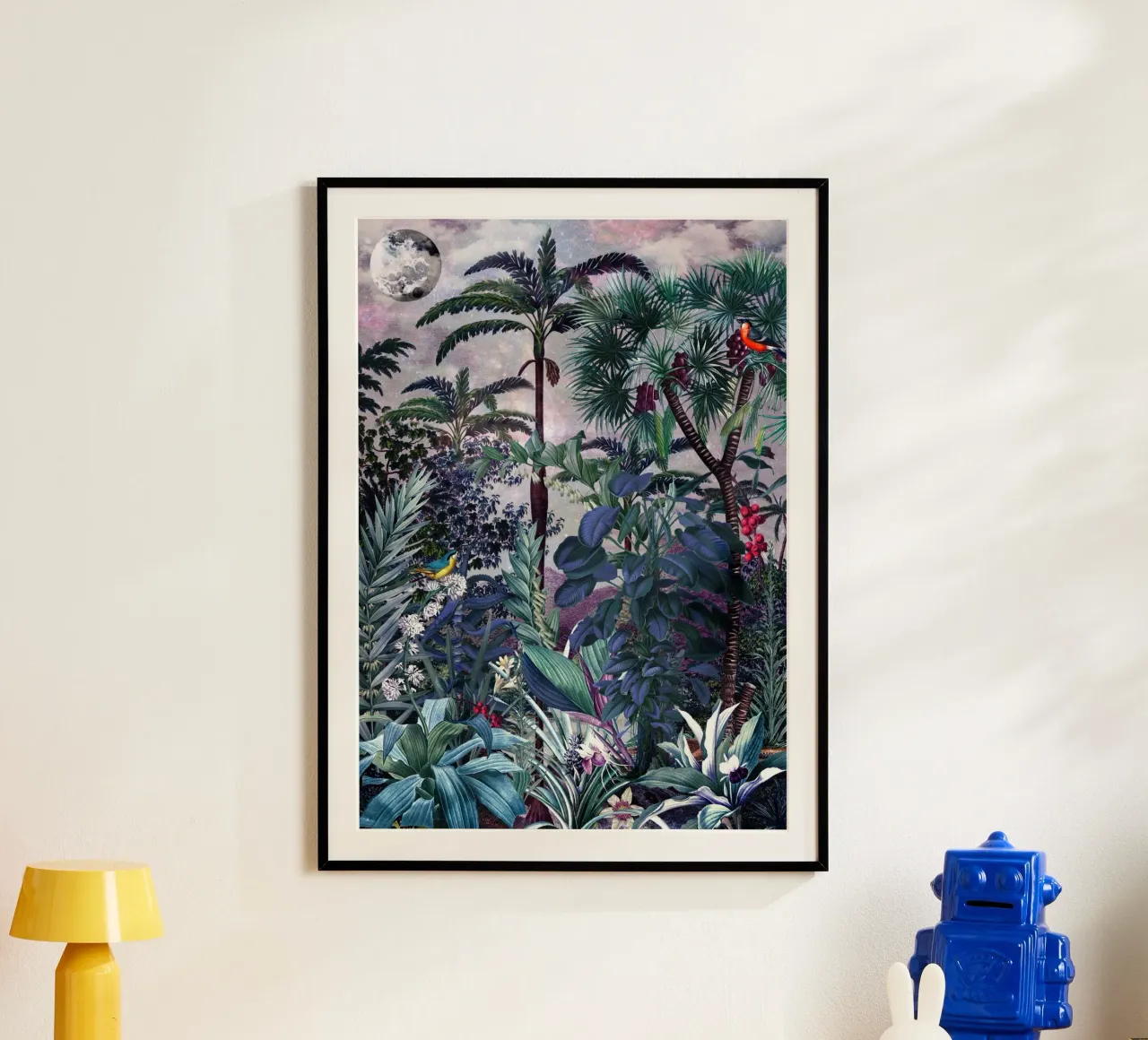 Magical Forest poster con telaio in alluminio da burcukorkmazyurek