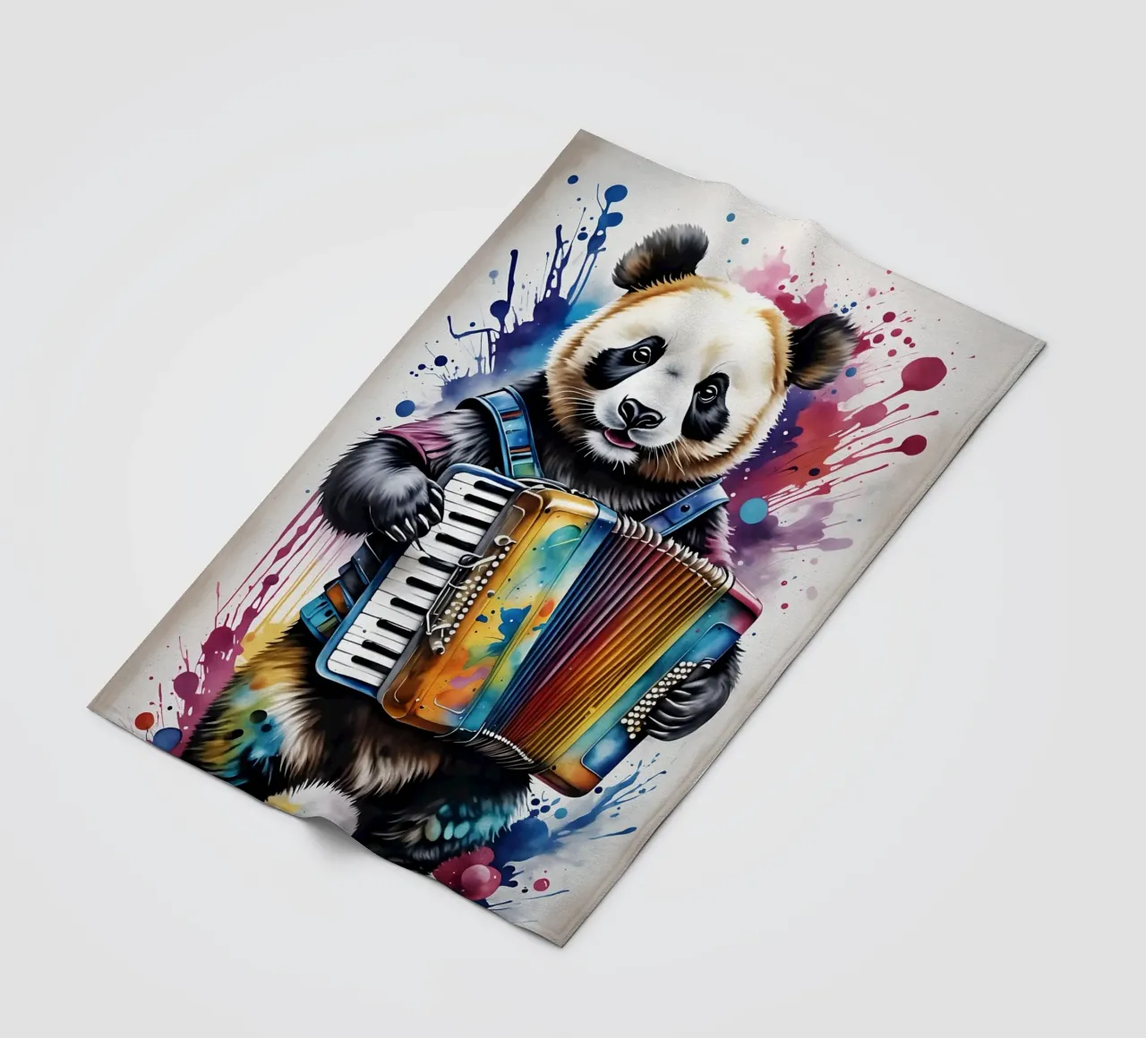 Panda accordion music coperta in pile da MakArena