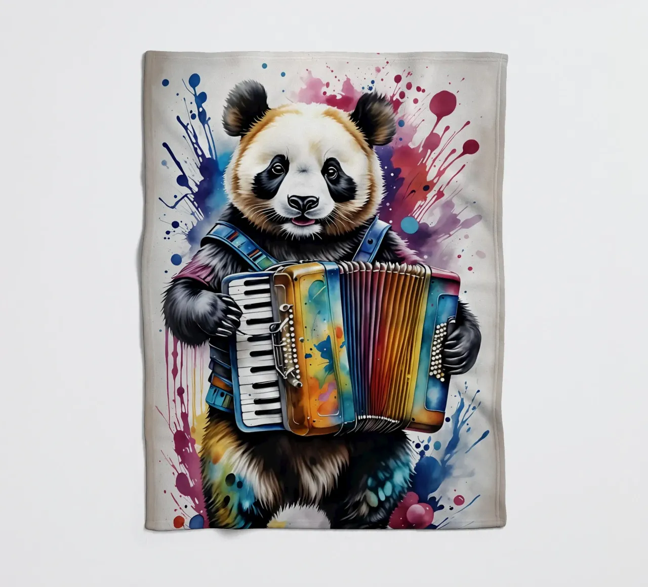 Panda accordion music coperta in pile da MakArena