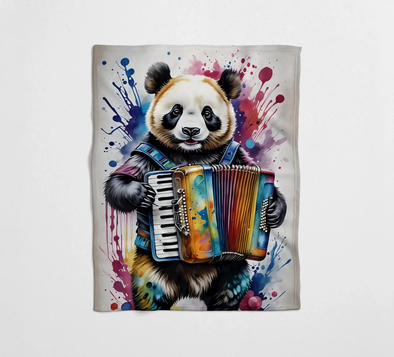 Panda accordion music coperta in pile da MakArena