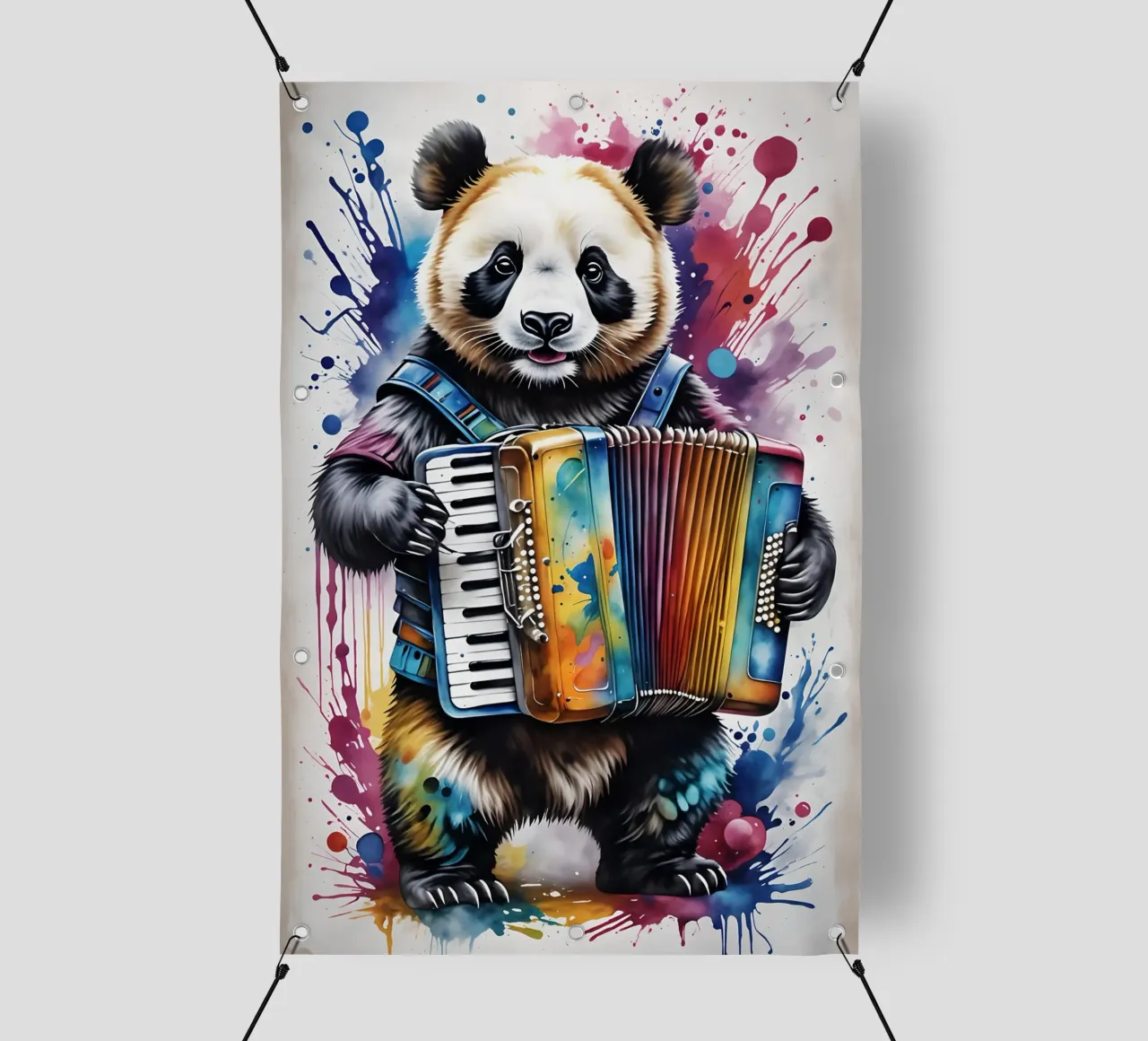 Panda accordion music telo in pvc da MakArena
