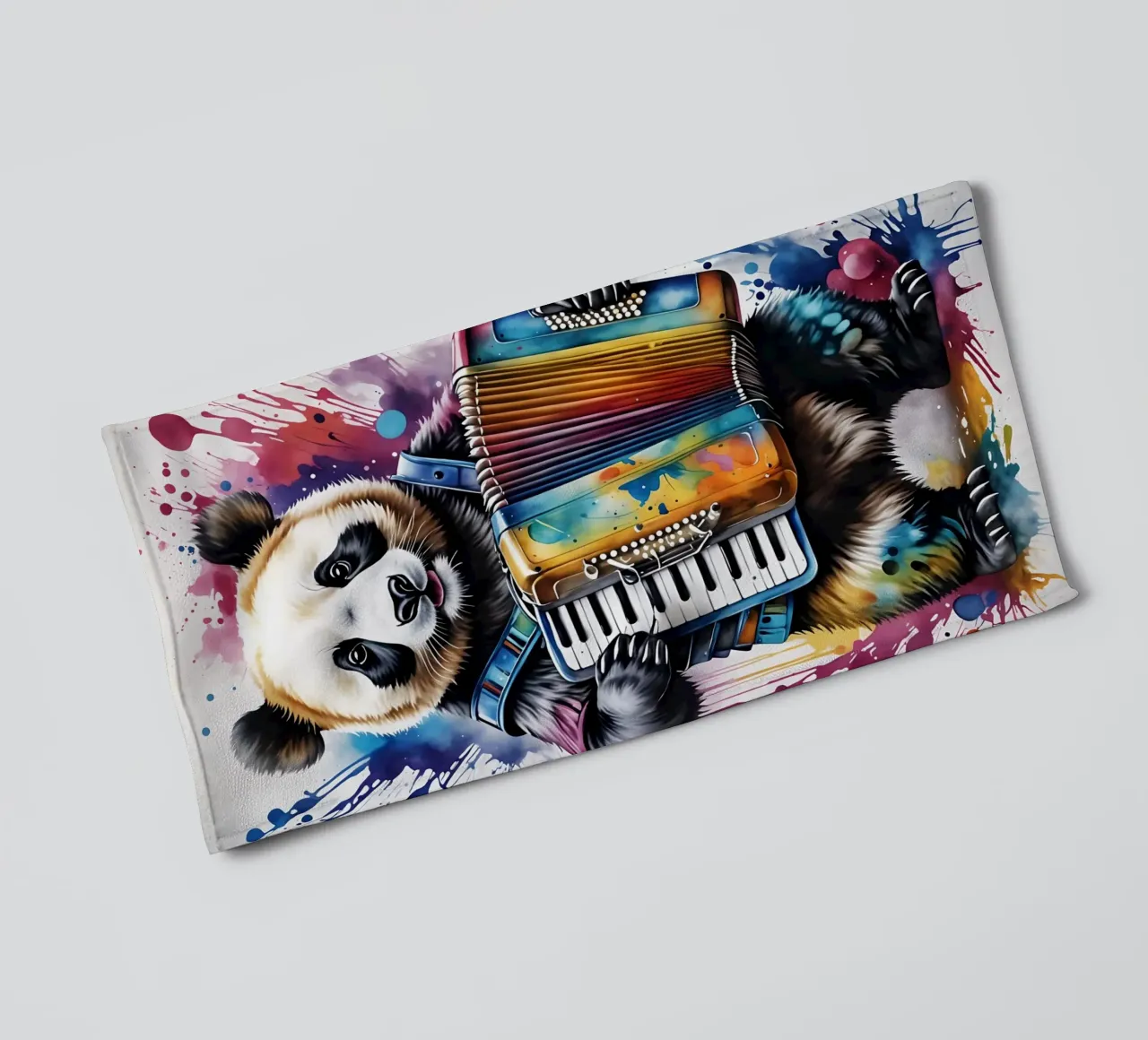 Panda accordion music asciugamano da bagno da MakArena
