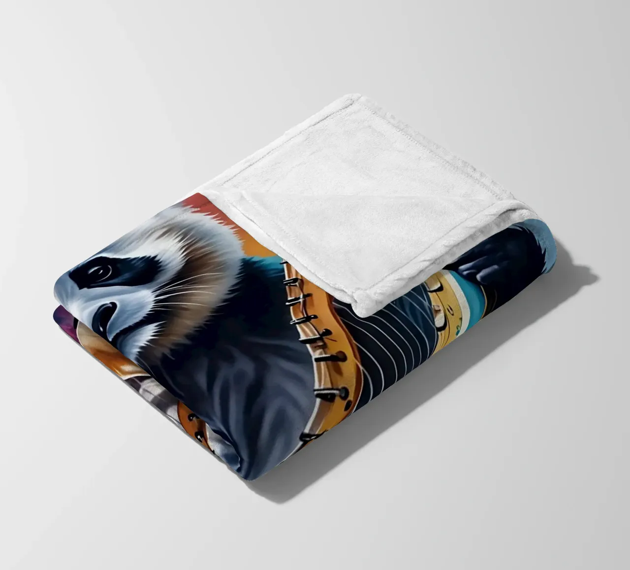 Panda e arpa coperta in pile da MakArena