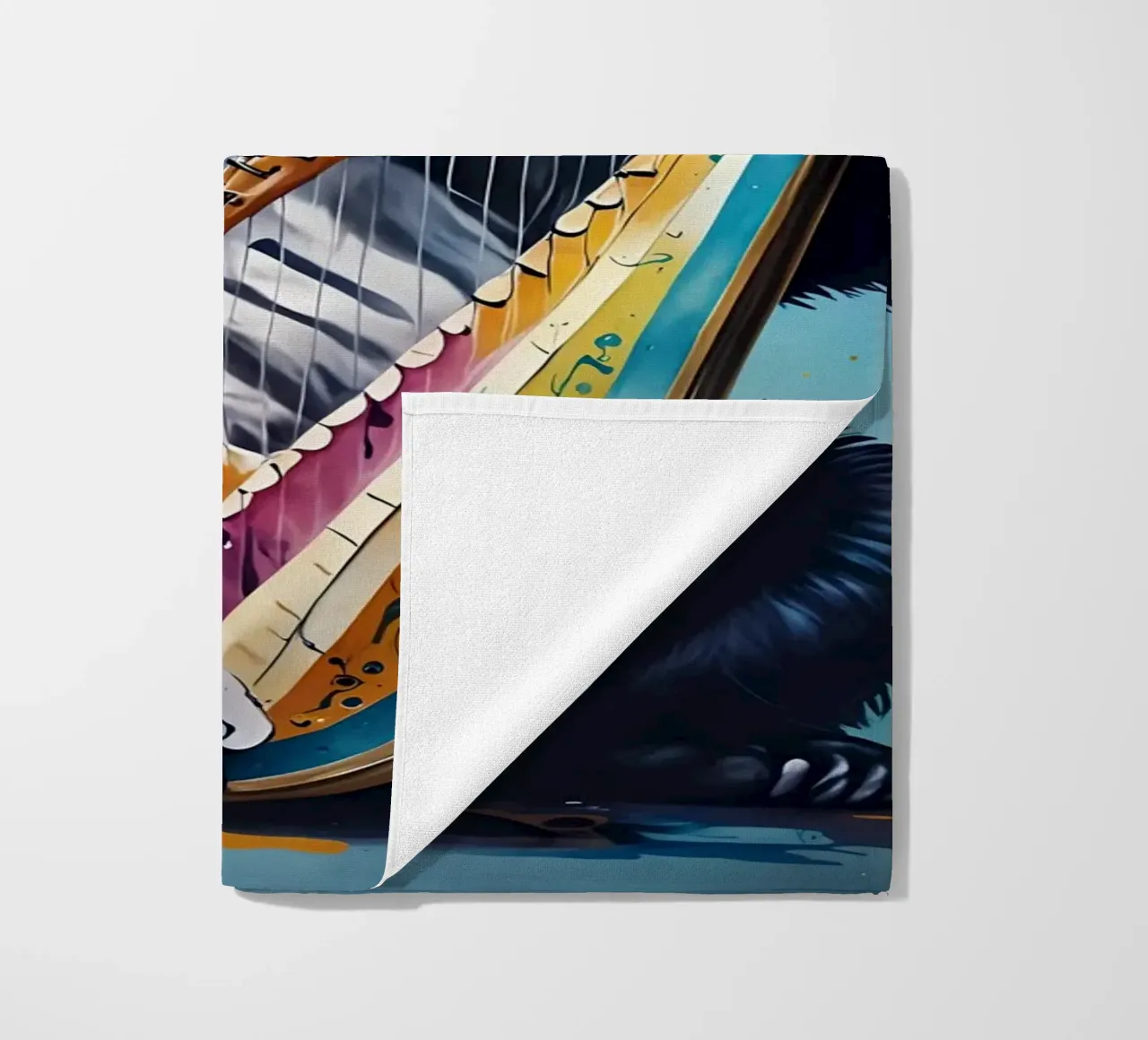 Panda e arpa telo mare da MakArena