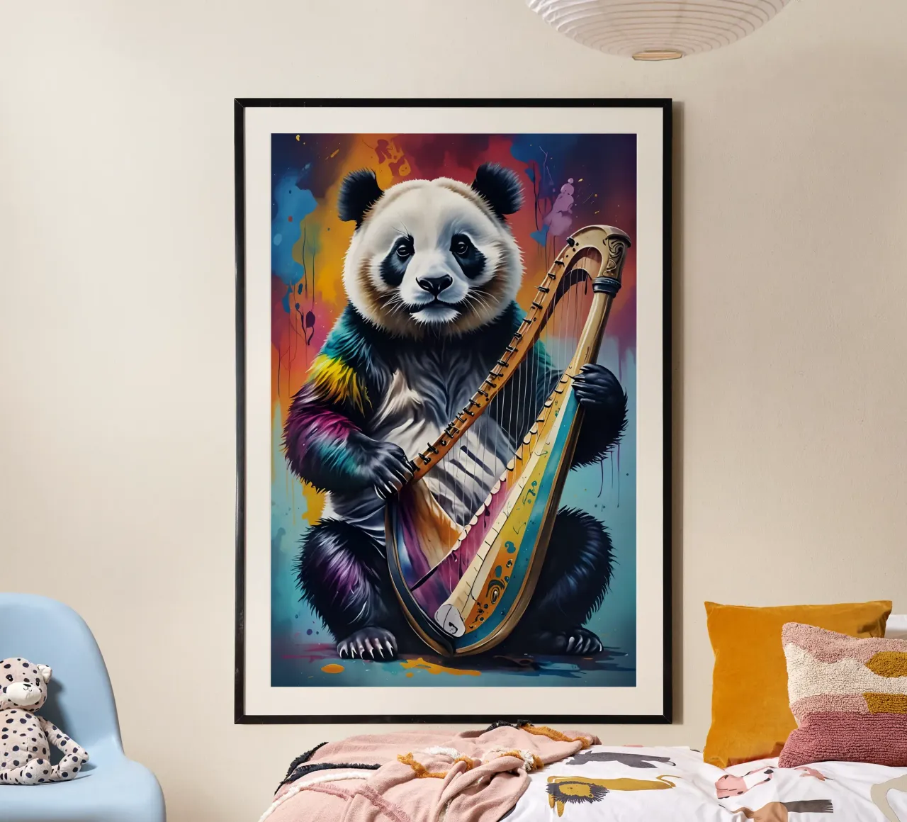 Panda e arpa poster da MakArena