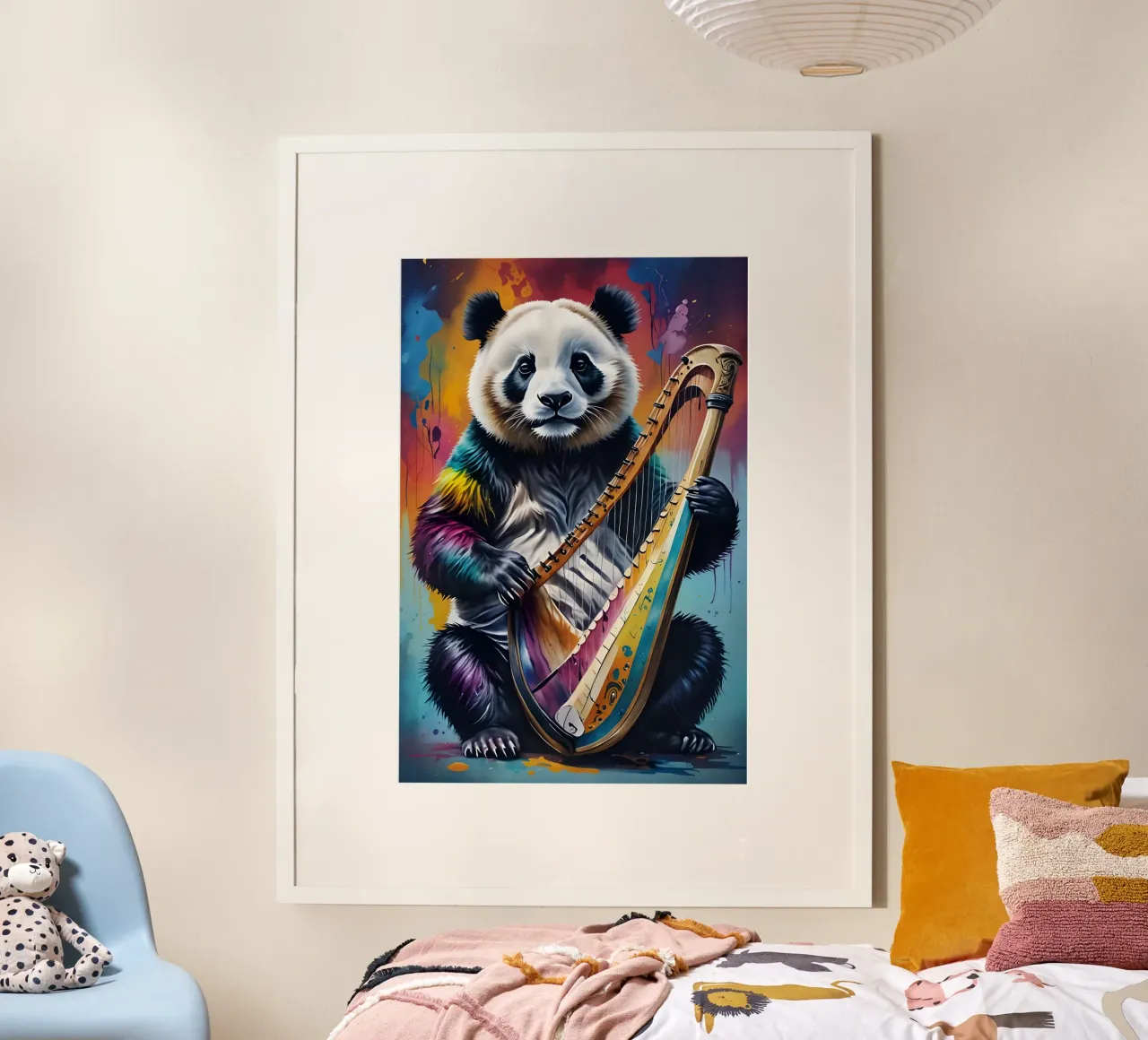 Panda e arpa poster da MakArena