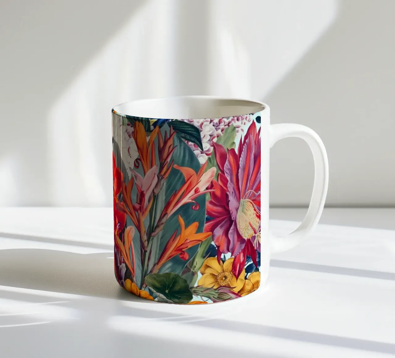 Secret Garden - VI ceramic mug by burcukorkmazyurek
