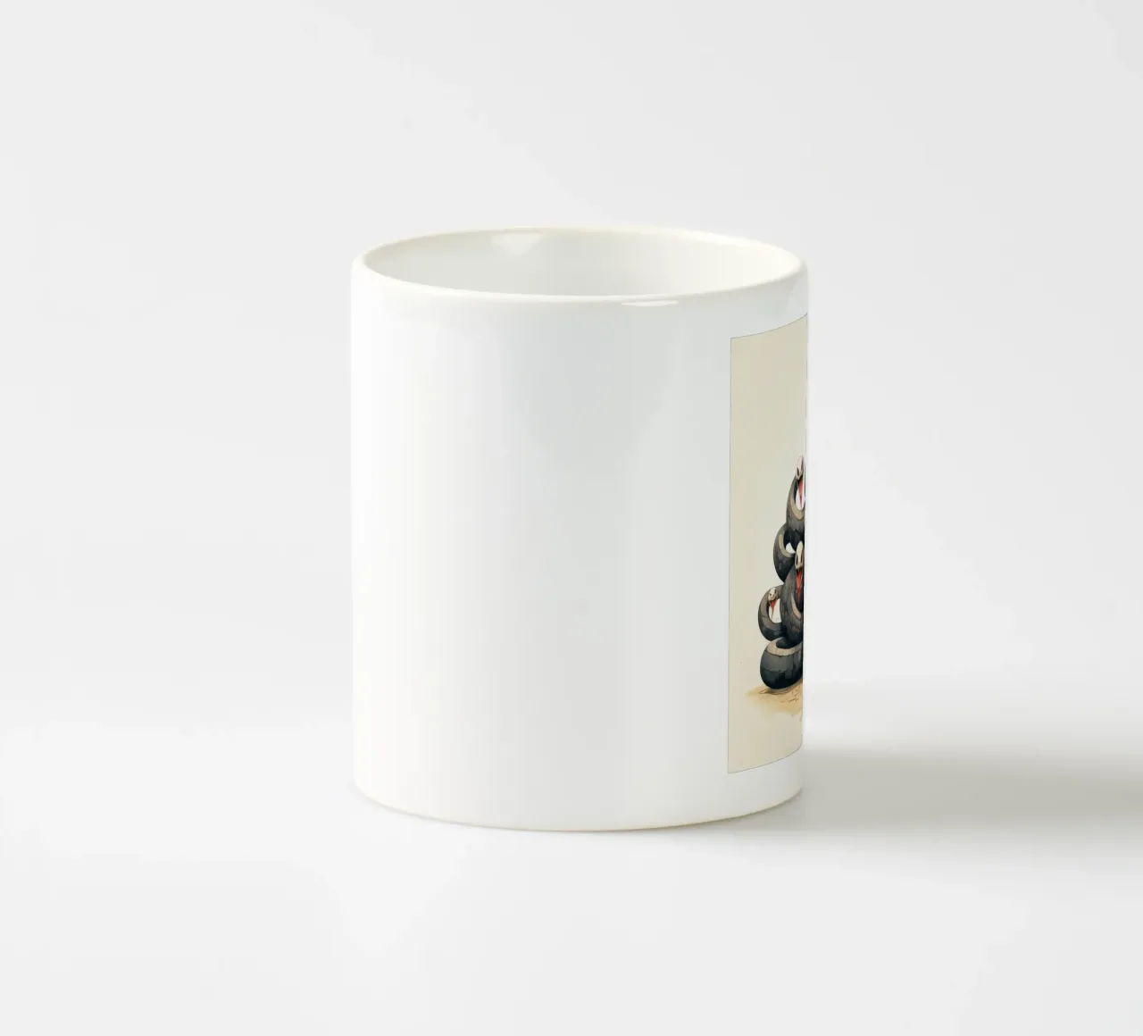 Gang di serpenti retrò tazza in ceramica da Funny Animals